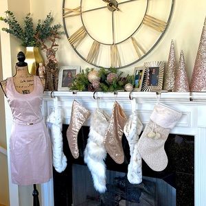 Hugo Boss Blush toned dress w/ sateen finish 💕
